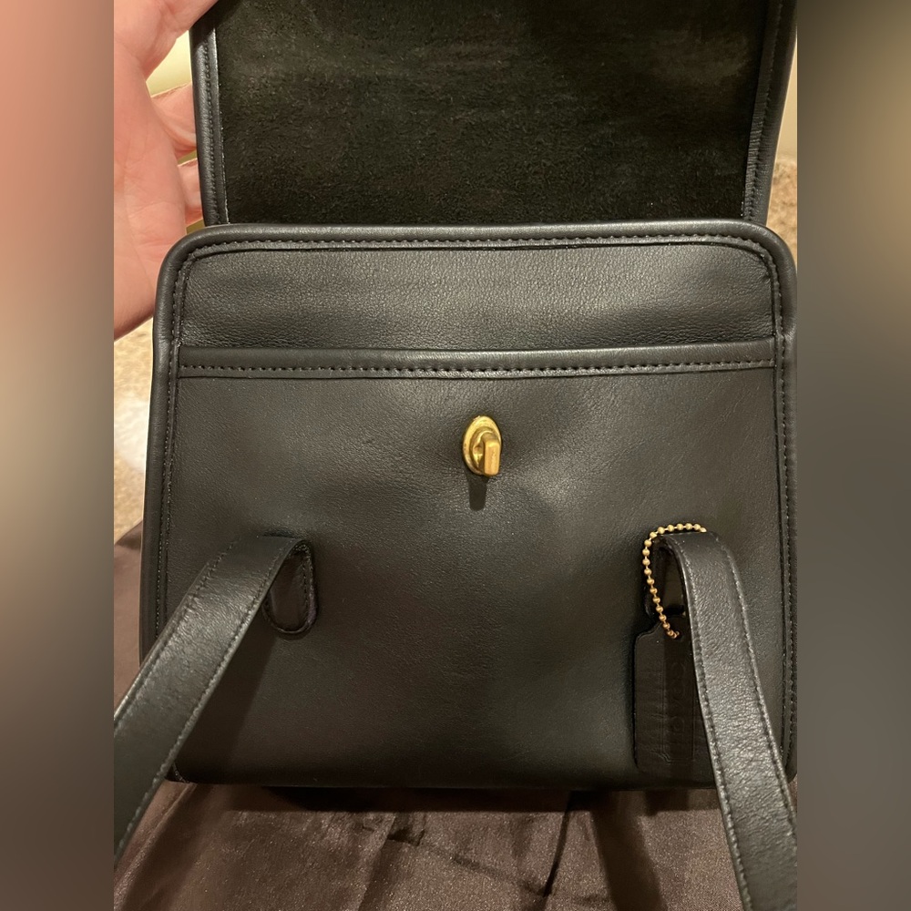 VINTAGE Coach Belmont Leather Satchel Bag - Picture 10 of 16